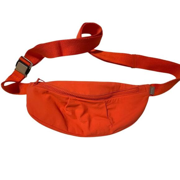 Athleta Orange Belt Bag Fanny Pack Crossbody Sport with Adjustable Strap - Picture 1 of 4